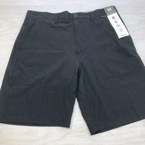 Hurley Men's Phantom Size 30 Solid 20" Board Shorts Black Quick Dry Hybrid NWT